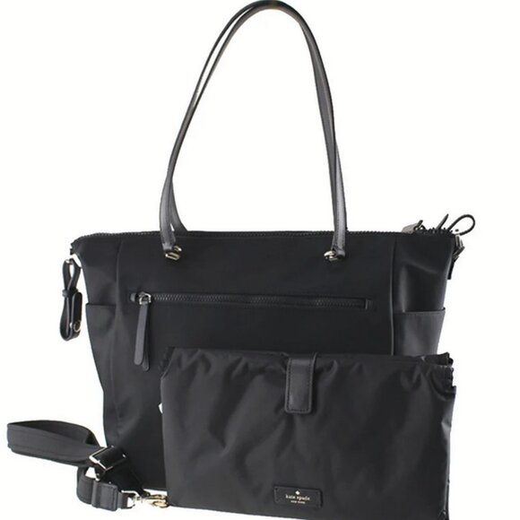 Kate Spade Jae Nylon Baby Diaper Bag Shoulder Tote with Changing Pad WKRU6789 - Picture 2 of 8